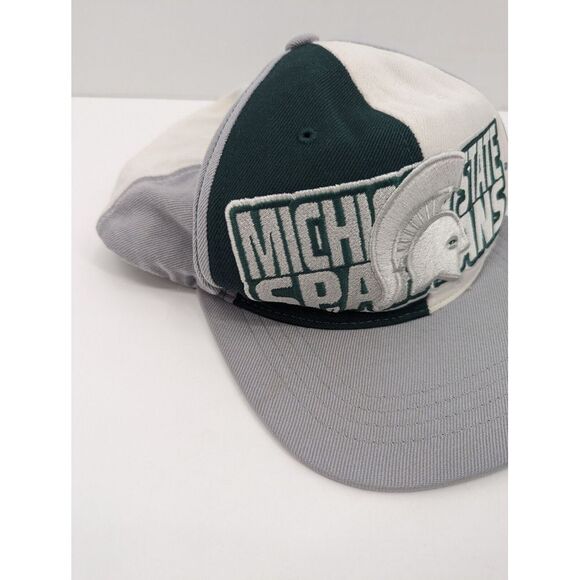 Vintage Starter The Natural Michigan State Spartans Wool Blend Snapback Hat RARE - Picture 3 of 6